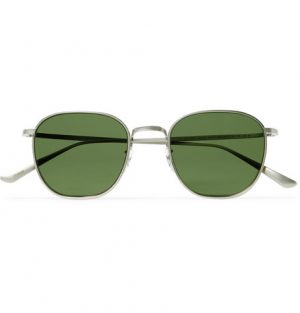 The Row - Oliver Peoples Board Meeting 2 Square-Frame Silver-Tone Titanium Sunglasses - Men - Silver The Row - Oliver Peoples Board Meeting 2 Square-Frame Silver-Tone Titanium Sunglasses - Men - Silver