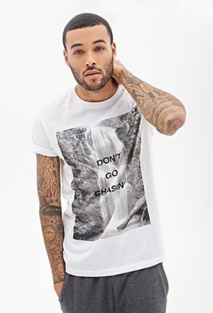 Waterfalls Graphic Tee at Forever 21 White/black Waterfalls Graphic Tee at Forever 21 White/black