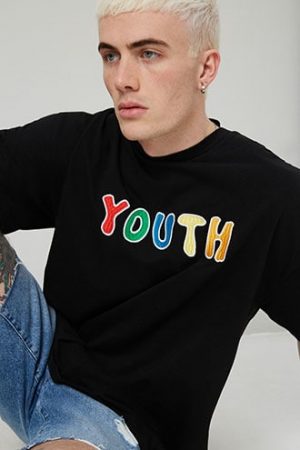 Youth Embroidered Graphic Tee at Forever 21 Black/multi Youth Embroidered Graphic Tee at Forever 21 Black/multi