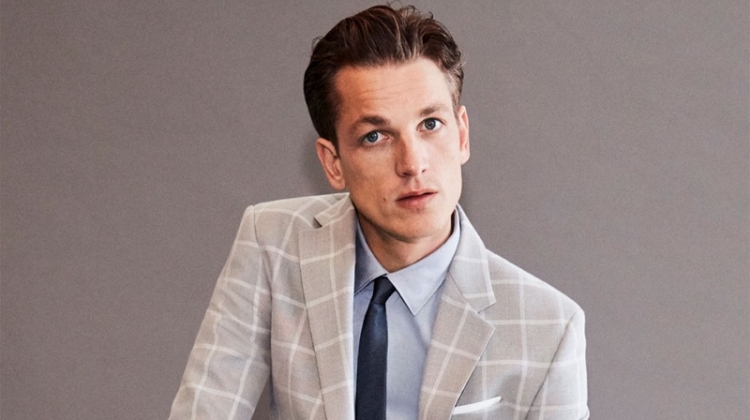 Hugo Sauzay Dons Sharp Tailoring for Zara Man