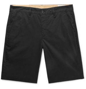 rag & bone - Slim-Fit Cotton-Blend Chino Shorts - Men - Black rag & bone - Slim-Fit Cotton-Blend Chino Shorts - Men - Black