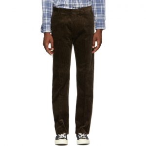 AMI Alexandre Mattiussi Brown Corduroy Trousers AMI Alexandre Mattiussi Brown Corduroy Trousers