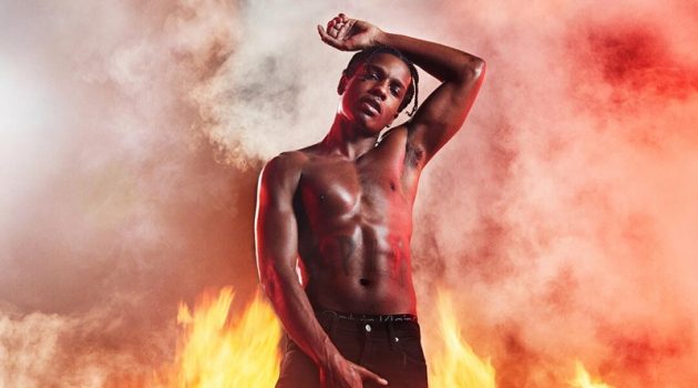 A$AP Rocky is Fire in Calvin Klein #MYCALVINS Campaign A$AP Rocky goes shirtless for Calvin Klein's #MYCALVINS' spring-summer 2019 campaign.