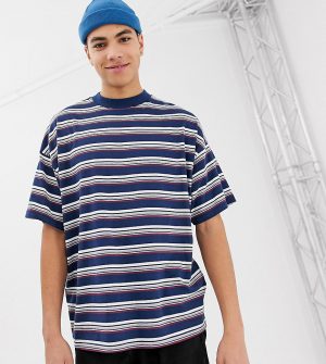 ASOS DESIGN Tall oversized striped t-shirt - Multi ASOS DESIGN Tall oversized striped t-shirt - Multi