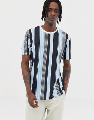ASOS DESIGN relaxed vertical stripe t-shirt - Multi ASOS DESIGN relaxed vertical stripe t-shirt - Multi