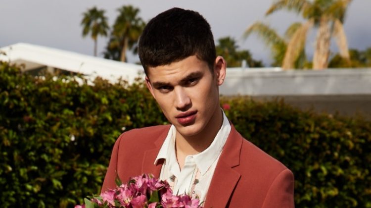 Finn Hayton dons summer tailoring for ASOS.