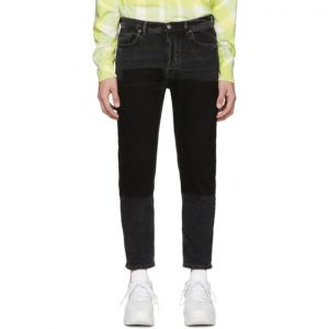 Acne Studios Black Bla Konst River Patch Jeans Acne Studios Black Bla Konst River Patch Jeans