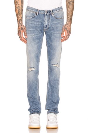 Acne Studios Max Mid Ripped 5 Pocket Denim Jeans in Denim Light. - size 34 (also in 28,29,30,31,32) Acne Studios Max Mid Ripped 5 Pocket Denim Jeans in Denim Light. - size 34 (also in 28,29,30,31,32)