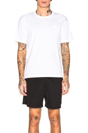 Acne Studios Nash Face Tee in White. - size M (also in S,L,XL) Acne Studios Nash Face Tee in White. - size M (also in S,L,XL)