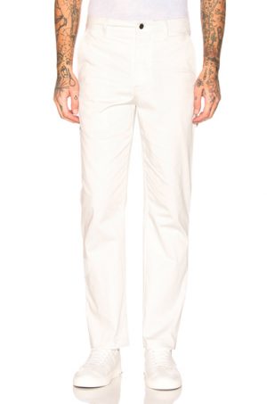 Acne Studios Satin Trousers in White. - size 50 (also in 46,48,52) Acne Studios Satin Trousers in White. - size 50 (also in 46,48,52)