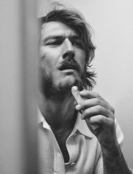 Alex Pettyfer Channels His Inner Cowboy for Man About Town