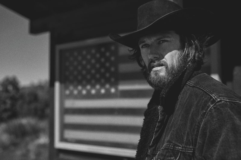 Luca Falcioni styles Alex Pettyfer in a western-inspired look.