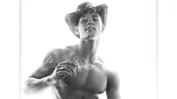 Augusta Alexander is a Cowboy for L’Officiel Hommes Poland
