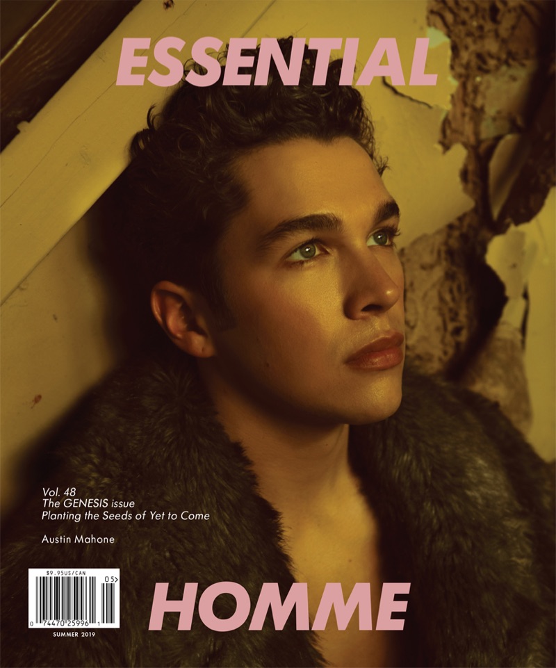 Austin Mahone covers the summer 2019 issue of Essential Homme.