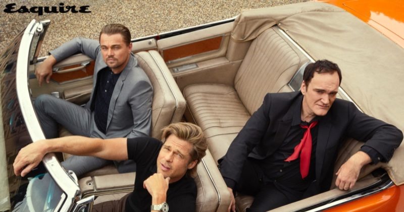 Brad pitt leonardo dicaprio quentin tarantino esquire
