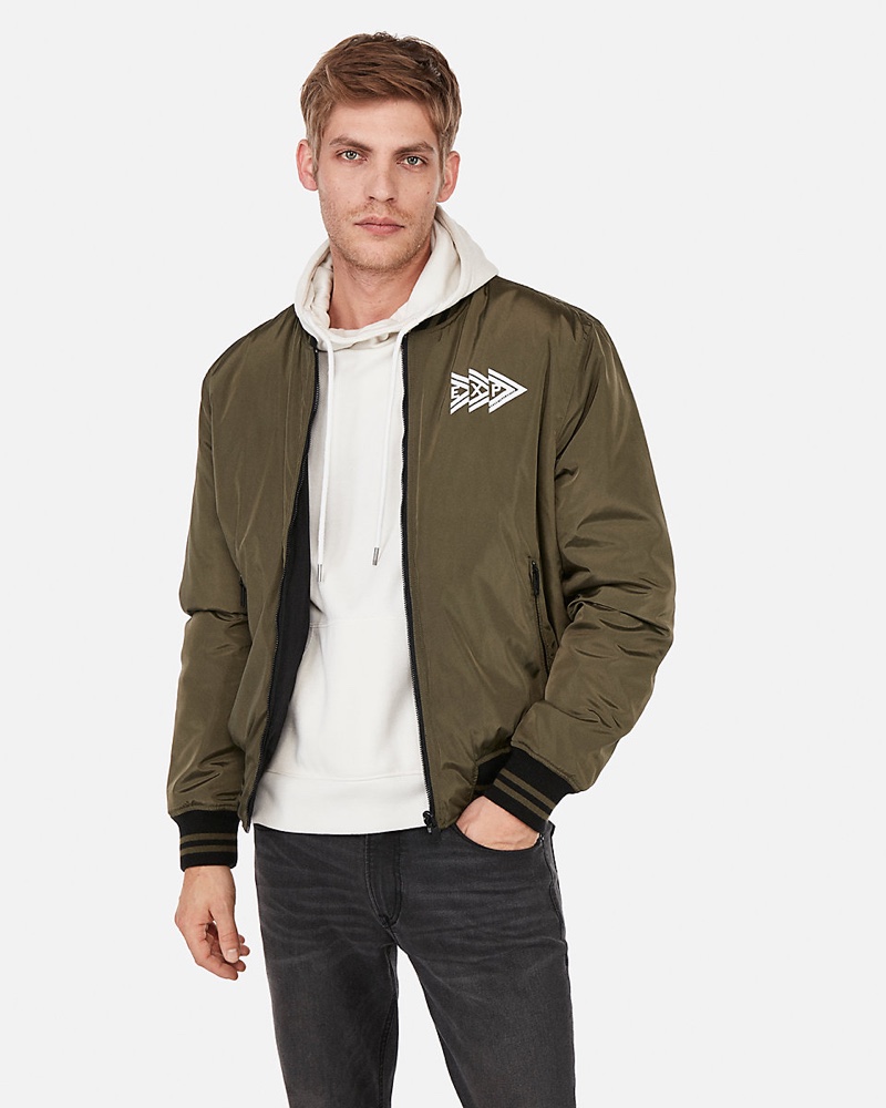 Brand That Unites Reversible Bomber Jacket $148