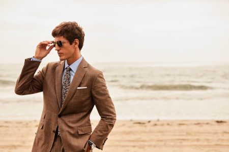 Oriol Elcacho Goes Horseback Riding for Brooks Brothers Summer '19 Campaign