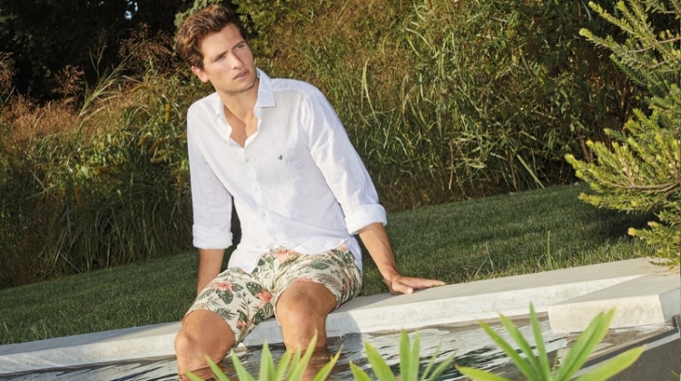 Tom Warren fronts Brooksfield's spring-summer 2019 campaign.