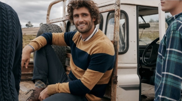Alex Libby Dons Winter Style for Country Road All smiles, Alex Libby connects with Country Road for winter 2019.