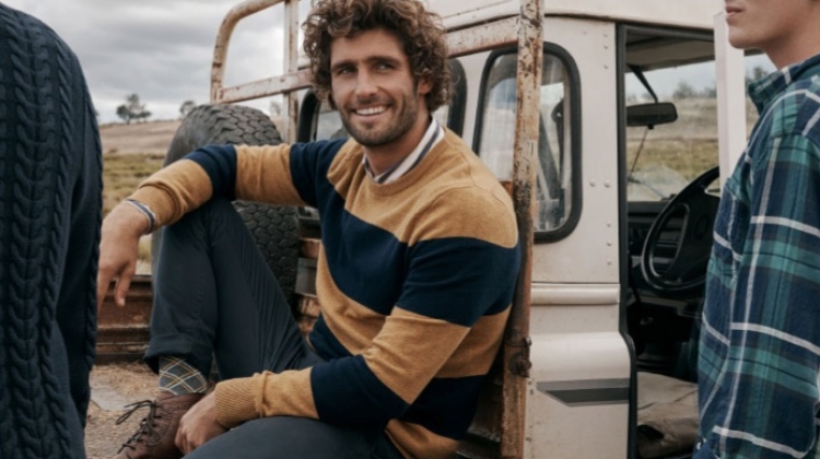 Alex Libby Dons Winter Style for Country Road