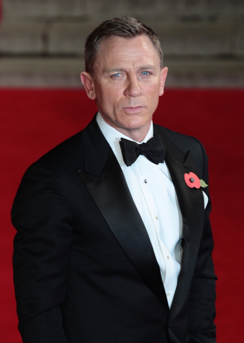 Daniel Craig at James Bond Spectre premiere in London.