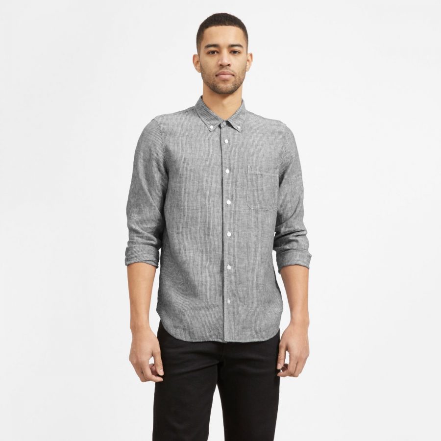 Everlane Linen The Standard Fit Shirt $60 » 7 Casual Clothing Essentials for Men Everlane Linen The Standard Fit Shirt $60