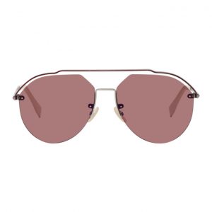 Fendi Gunmetal and Red FF M0031/S Sunglasses Fendi Gunmetal and Red FF M0031/S Sunglasses