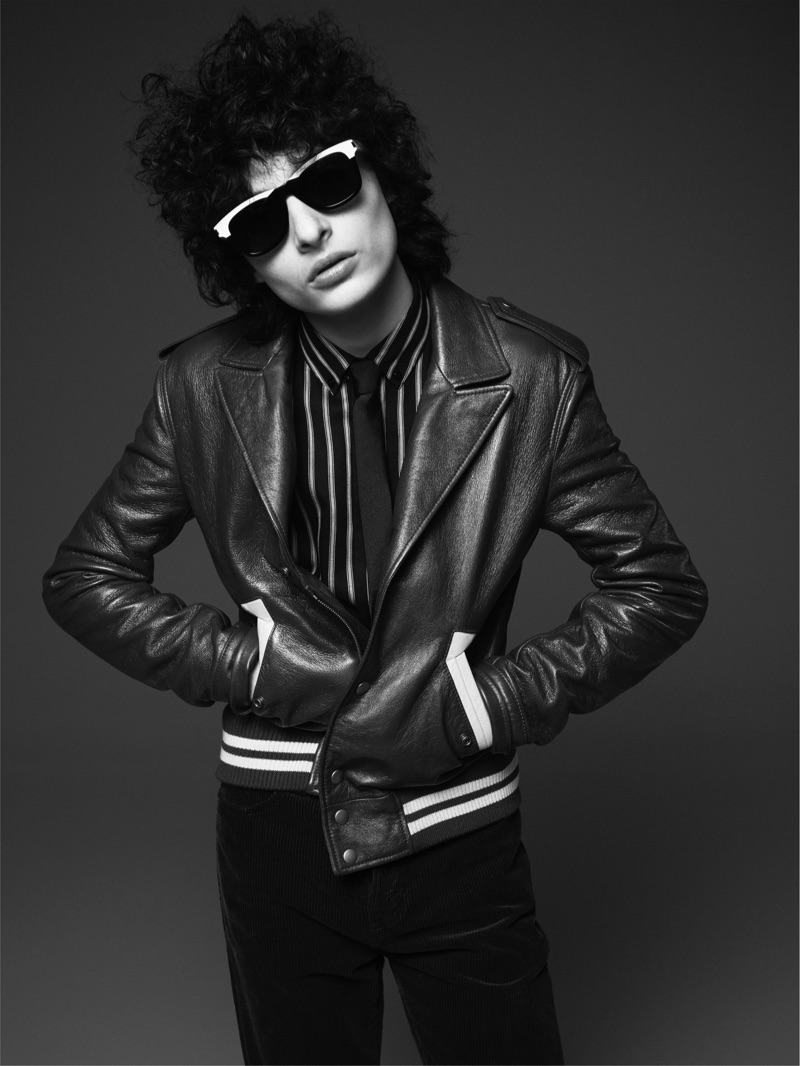 Finn Wolfhard stars in Saint Laurent's fall-winter 2019 campaign.