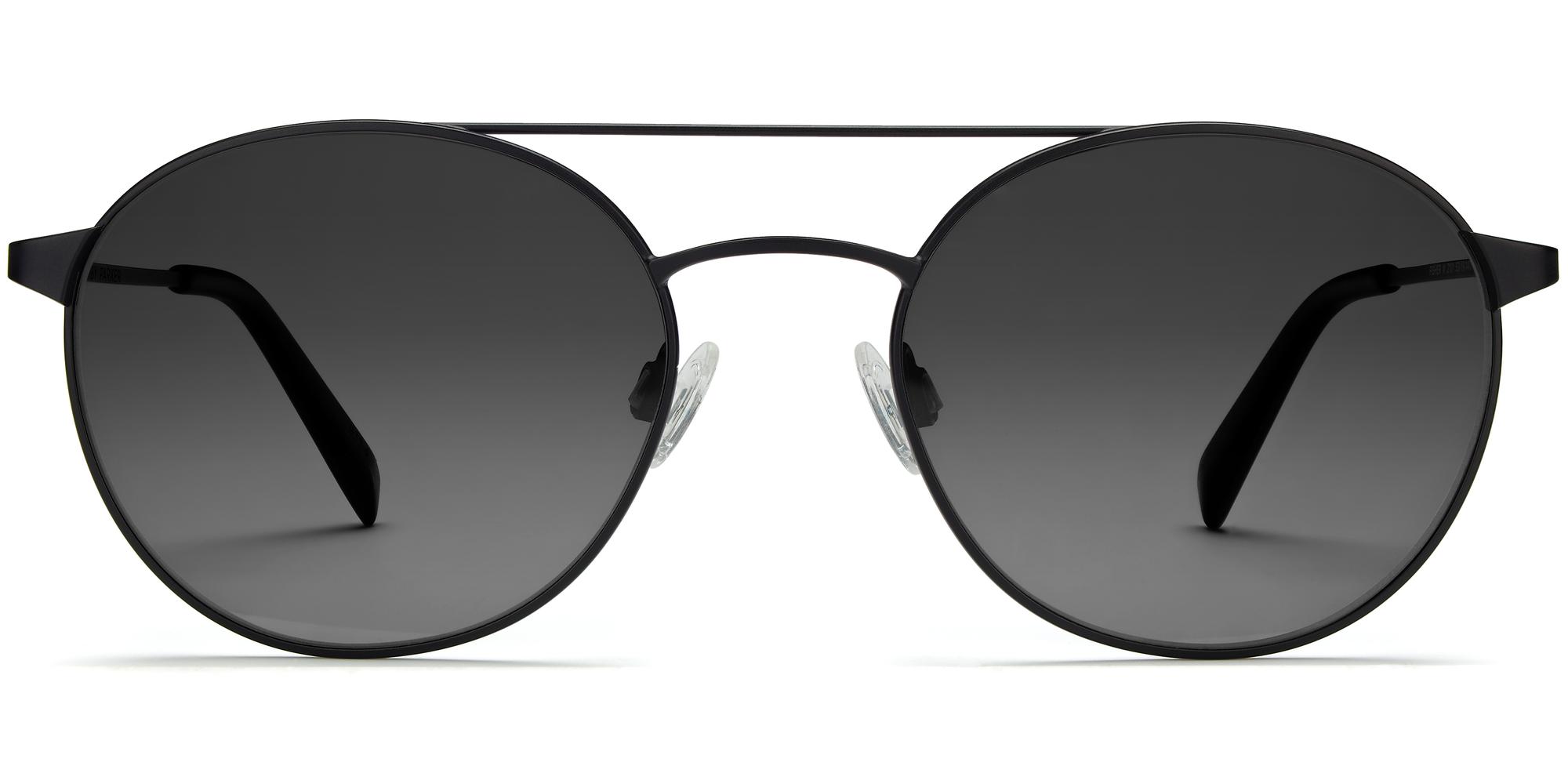 Fisher Wide m sunglasses in Brushed Ink (Grey Rx) | The Fashionisto