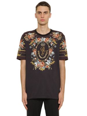 Floral Print Cotton Jersey T-shirt Floral Print Cotton Jersey T-shirt