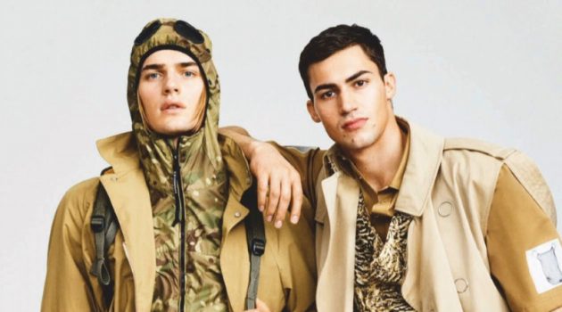 Ton Heukels, Alessio Pozzi & River Viiperi Go Sporty for GQ Germany