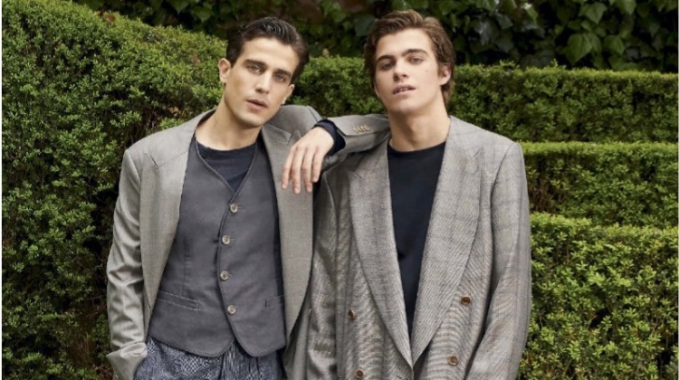 Alessandro Fella & Lorenzo Zurzolo Sport Giorgio Armani for GQ Italia