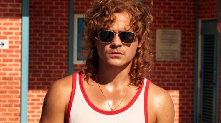 Dacre Montgomery Gears Up for Lifeguard Duty in H&M ‘Stranger Things’ Campaign