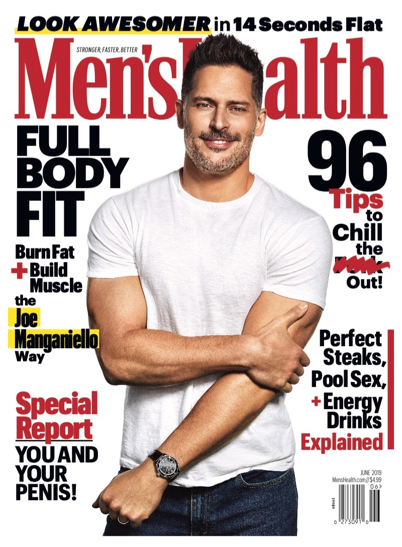 Joe Manganiello covers the June 2019 issue of Men's Health.