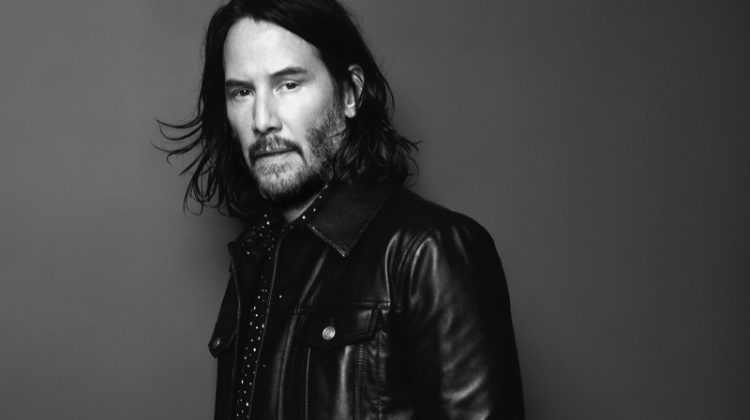 Keanu Reeves is Cool in Black for Saint Laurent Fall ’19 Campaign