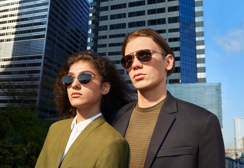Kiran Kandola and Luca Bertea star in Kenneth Cole's spring-summer 2019 campaign.