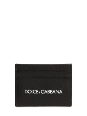 Logo Leather Credit Card Holder Logo Leather Credit Card Holder