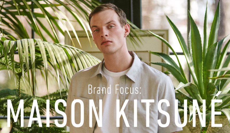 Rocky Harwood wears Maison Kitsuné for East Dane.