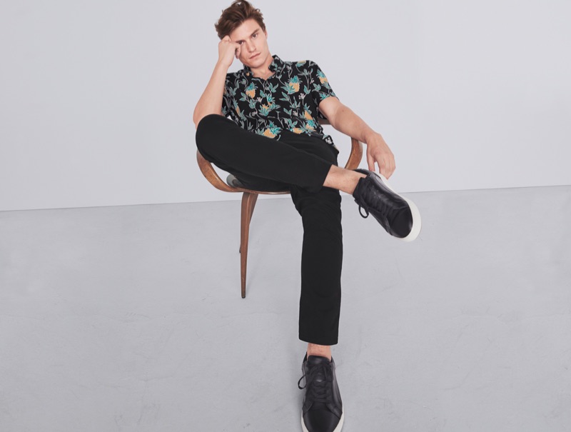 Oliver Cheshire dons smart summer style from Marks & Spencer.