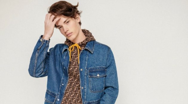 Matyás Neckár Dons Denim for GQ Portugal Matyás Neckár Dons Denim for GQ Portugal