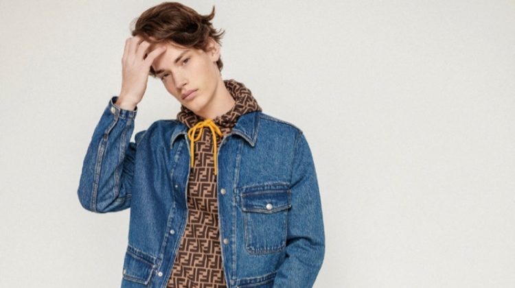 Matyás Neckár Dons Denim for GQ Portugal