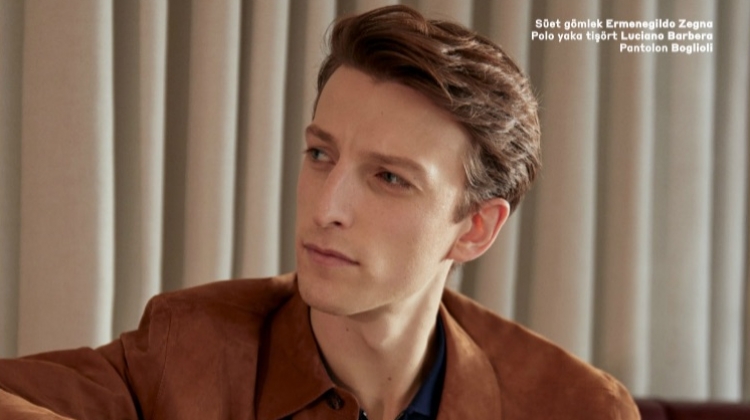 Max Townsend Models Smart Styles for Beymen