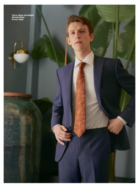 Max Townsend Models Smart Styles for Beymen