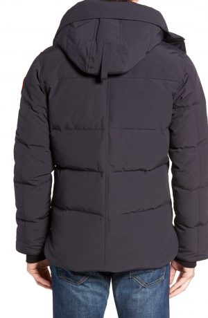 Men's Canada Goose 'Macmillan' Slim Fit Hooded Parka, Size X-Small - Blue Men's Canada Goose 'Macmillan' Slim Fit Hooded Parka, Size X-Small - Blue