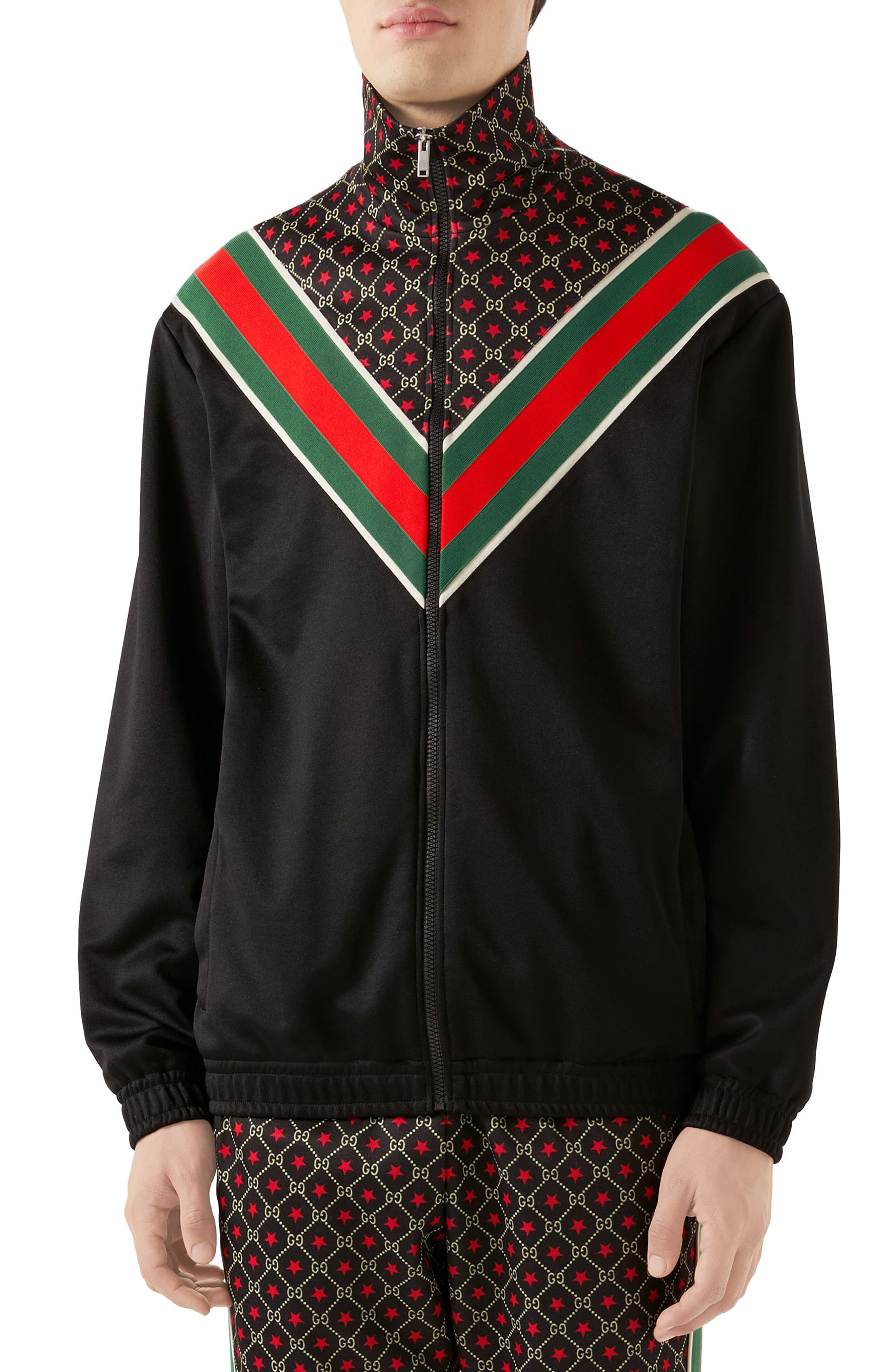 technical jersey jacket gucci