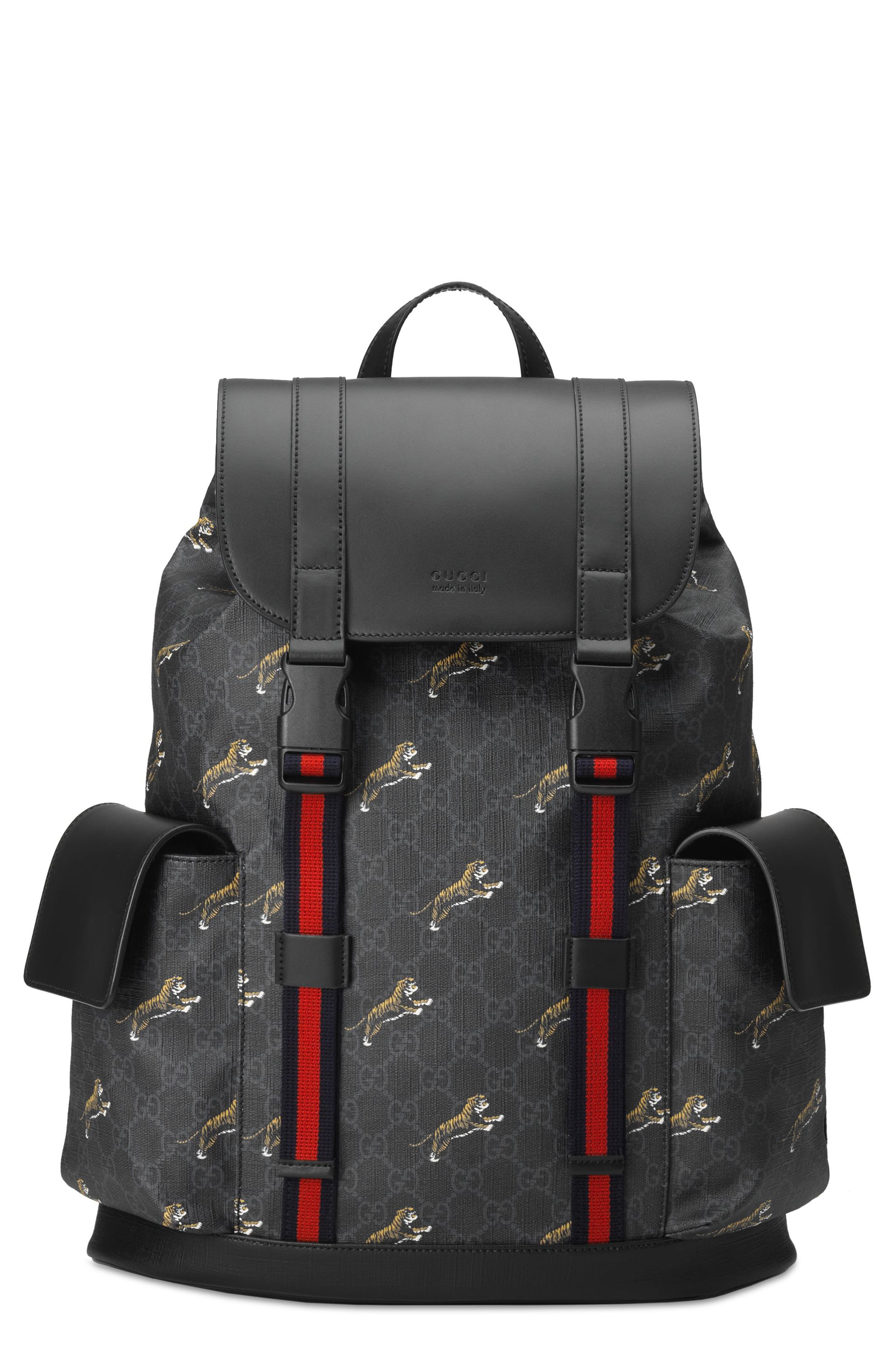 Men’s Gucci Gg Supreme Tigers Canvas Backpack – | The Fashionisto