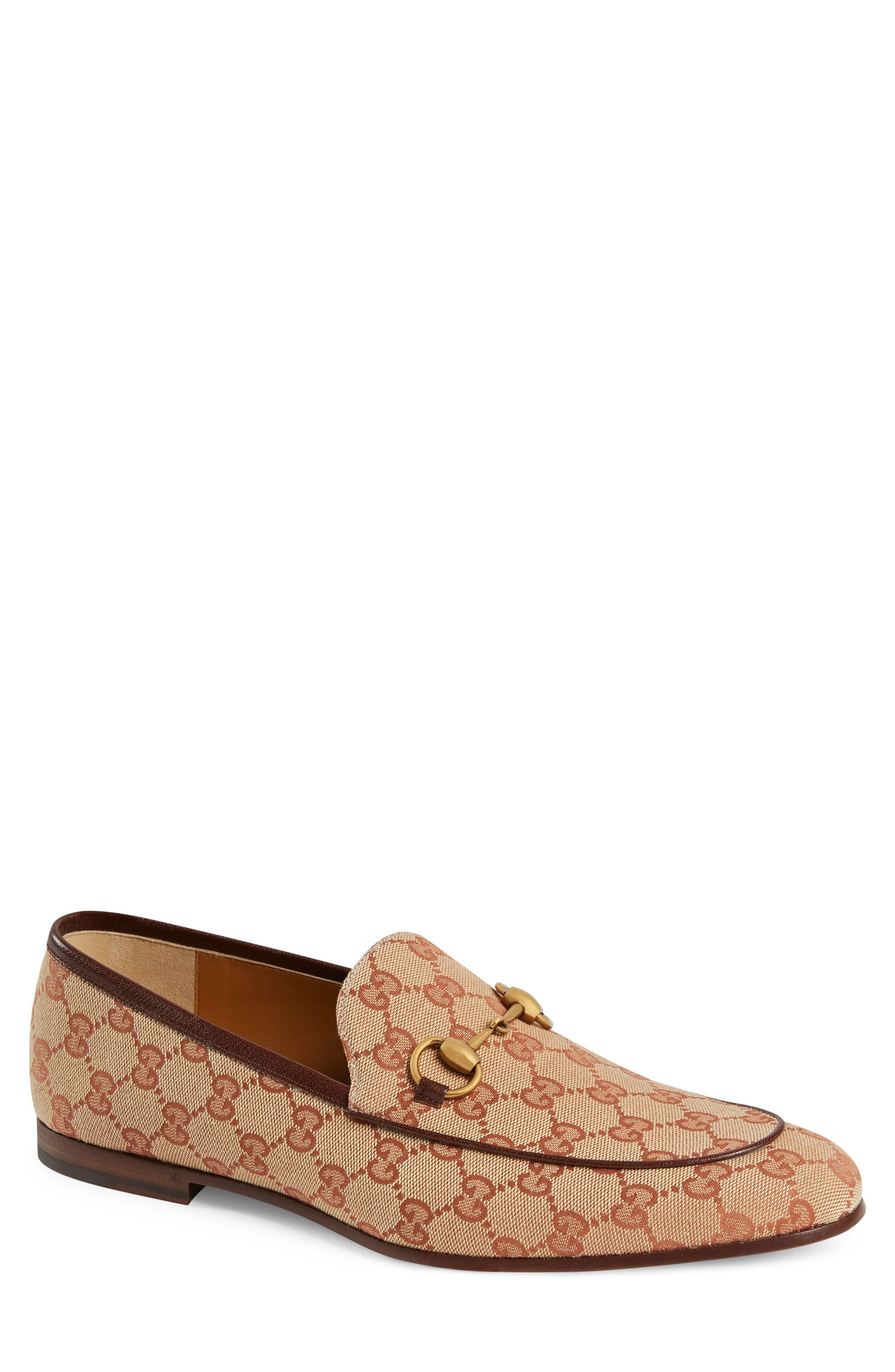 gucci canvas loafer