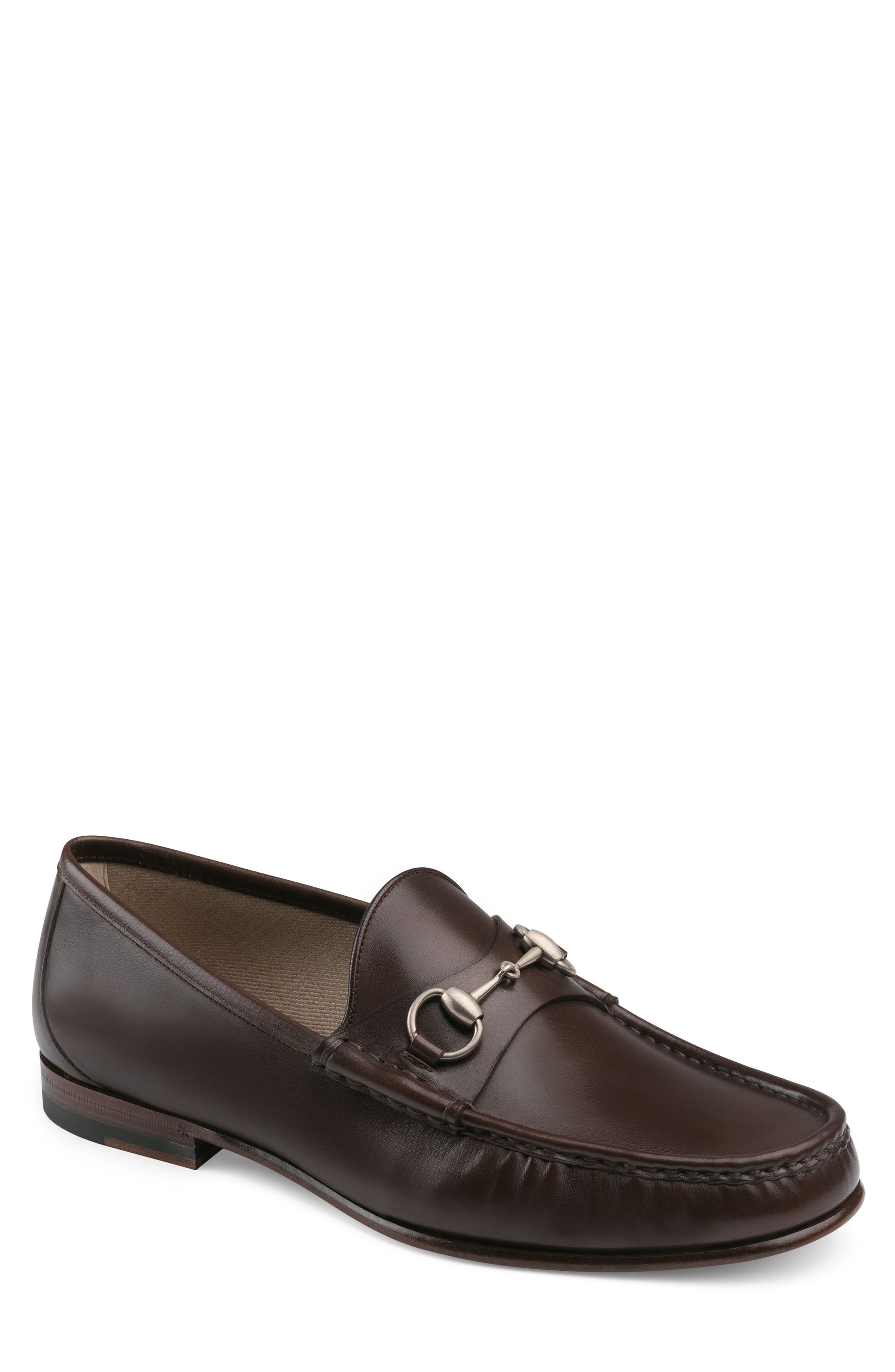 brown gucci loafer