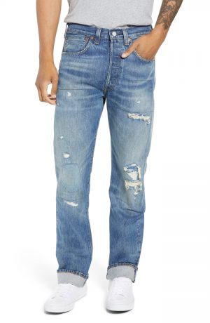 Men's Levi's Vintage Clothing 1947 501 Straight Leg Jeans, Size 3432 - Blue Men's Levi's Vintage Clothing 1947 501 Straight Leg Jeans, Size 3432 - Blue