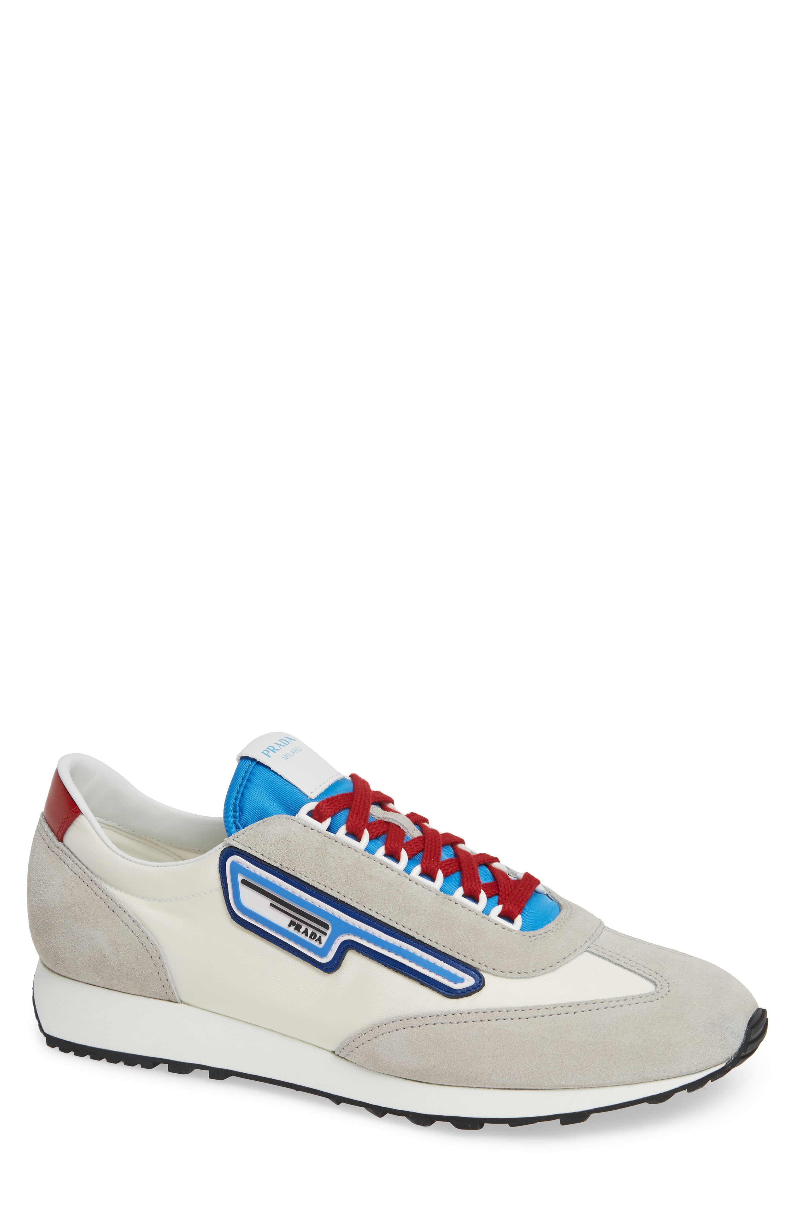 prada mens trainers white